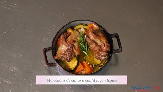 Manchons de canard confit façon tajine [upl. by Ekyt]