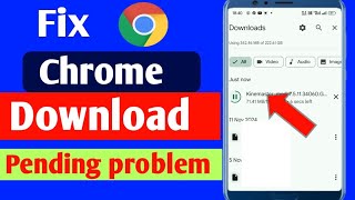 Google chrome download problem solved  how to fix download pending in chrome android [upl. by Antony123]