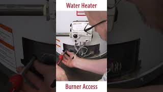 Water Heater  Burner Removal Timelapse [upl. by Aimal]