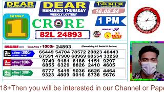 LOTTERY LIVE DEAR NAGALAND STATE LOTTERY SAMBAD DRAW RESULT 16052024 NAGALAND LOTTERY LIVE [upl. by Sunil]