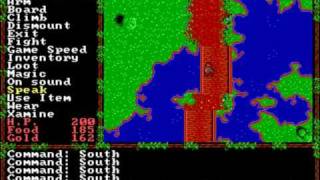 Questron II MSDOS Intro und Gameplay [upl. by Norud]