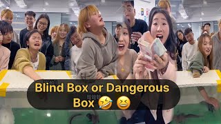 Blind box pick hand take key  Mystery box or animal box funny game [upl. by Carmena]