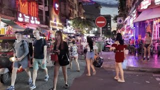 Cambodia Nightlife Tour  Phnom Penh Street 136 amp More  4K Walk [upl. by Llemij869]