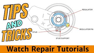 Removing the Etachron Hairspring Stud Tips and Tricks [upl. by Atat]