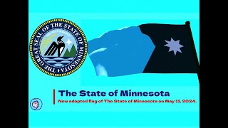 The national anthem of The State of Minnesota adopted in 1945new adopted state flag on May 112024 [upl. by Selinda]