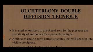 Topic ouchterlony double diffusion practical [upl. by Hara987]