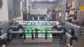 Autoprint FC80  Offline UV and Aqueous coating machine  Contact 9159406060 [upl. by Klingel]