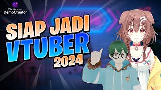 GOKIL Cara Jadi VTUBER 2024 Dengan DemoCreator Buat Karakter Rekam Editing dll [upl. by Durrell]