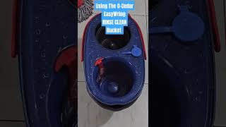 Clean With Me using OCedar EasyWring RinseClean Microfiber Spin Mop amp Bucket  PART 1  The MD Mom [upl. by Retrac617]