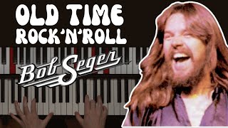 The Secret Behind OLD TIME ROCKNROLL Bob Seger Piano Pattern [upl. by Curnin497]