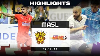 Baltimore Blast  Harrisburg Heat  121722  22 Highlights [upl. by Ness]