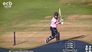 Northants v Middlesex  NatWest T20 Blast QF Match Action 09Aug2016 [upl. by Leacim260]