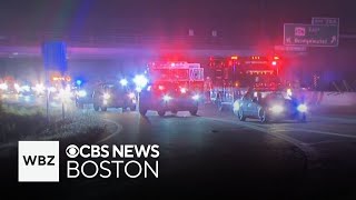 MassDOT worker hit and killed by car in Massachusetts [upl. by Vaenfila619]