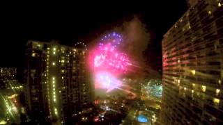 aloha friday fireworks from the ilikai hotel waikiki hawaii [upl. by Maida639]