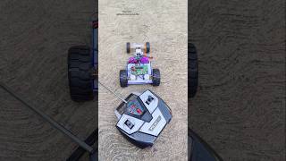 RC car powered by remote Control  Remote wali car  remote car with DC motor  DC motor project Car [upl. by Naiditch526]