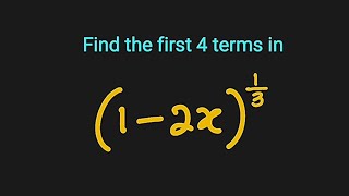 Binomial Expansion  Fractional Exponent [upl. by Enialed]