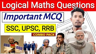 Logical Maths Question Live Test  Reasoning Questions Live  SSC Questions Revision  GK Question [upl. by Jandy]