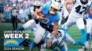 Los Angeles Chargers vs Carolina Panthers  2024 Week 2 Game Highlights [upl. by Honniball779]