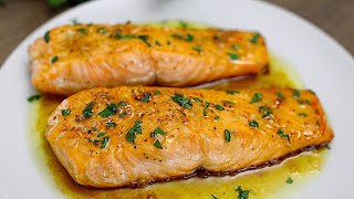 Ein einfaches und leckeres Rezept für Lachs in der Pfanne Schnell zum Abendessen [upl. by Llerat]