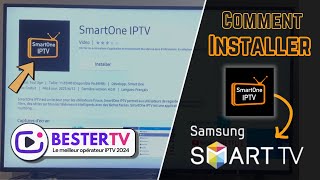 Comment Installer lapplication SmartOne IPTV sur la Smart TV de Samsung [upl. by Annyrb]