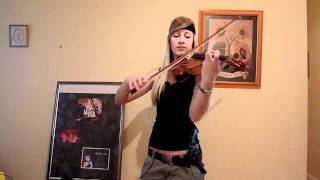 Lara plays the Metal Gear Solid 4Saga theme on violin [upl. by Cumine400]