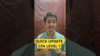 CFA Level 1  Quick update  Revision series  Question solving [upl. by Lashoh]