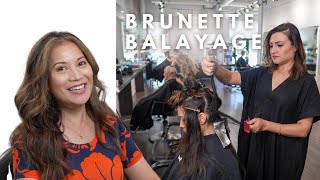 Get the Perfect Brunette Balayage Tutorial [upl. by Burman]