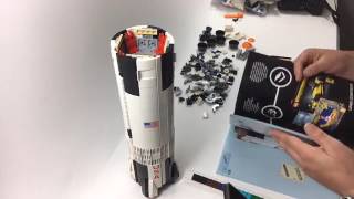 LEGO Ideas NASA Apollo Saturn V 21309 LiveBuild [upl. by Yvonne276]