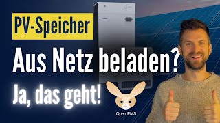 Photovoltaik Speicher aus dem Netz beladen So geht es  Fenecon FEMS [upl. by Nymassej]