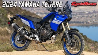 2024 Yamaha Tenere First Ride  Cycle News [upl. by Giddings]