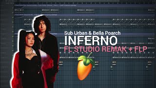 Bella Poarch Sub Urban  INFERNO  FL STUDIO REMAKE   Free FLP [upl. by Lraep126]