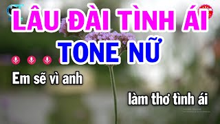 Karaoke Lâu Đài Tình Ái Tone Nữ  C  Nhạc Sống Hay  Đại Lý Karaoke [upl. by Arret]