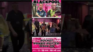 Rocket Ronnie Baxter Darts Walk On in Blackpool Shorts [upl. by Virgie505]