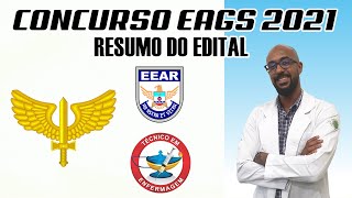 CONCURSO EAGS 2021  RESUMO DO EDITAL [upl. by Yetsirhc]