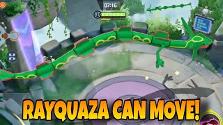 Finally they added Rayquaza movement animation 😍  Pokemon Unite clips [upl. by Zap920]