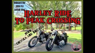 Ride to Peak Crossing Part 1 on a Softail Slim [upl. by Lertnahs319]