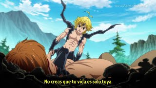 El primer enfrentamiento de Meliodas y Escanor sub ESPAÑOL Nanatsu no taizai temporada 4 [upl. by Hrutkay]