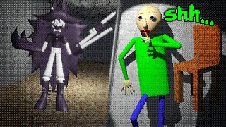 Baldi Fights Miss Circle Miss Circles Attack  Baldis Basics MOD [upl. by Raknahs741]