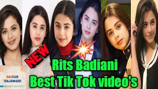 Rits ritika badiani Tik tok videos  Rits badiani new musically video  Tik tok musically  ritika [upl. by Venditti]