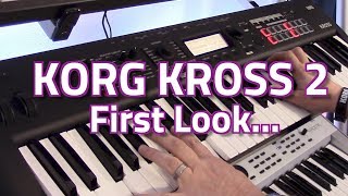 NEW RELEASE Korg Kross v2 Workstation Keyboards  First Look amp Demo with Luke Edwards [upl. by Jecoa]