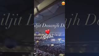 Diljit Dosanjh Delhi concert diljitdosanjh concerts delhi shots viralvideo viralreels [upl. by Rachael]