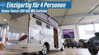 Knaus Tourer CUV Cuvision 500 MQ  4 Personen Camper amp Alltagsfahrzeug  Vanilife für die Familie [upl. by Letnohs]