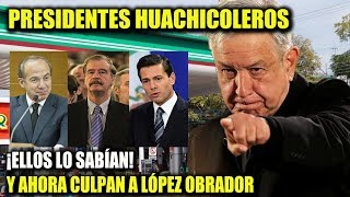 PRESIDENTES HUACHICOLEROS QUE AMLO ENFRENTA FOX CALDERÓN Y PEÑA [upl. by Nlocnil380]