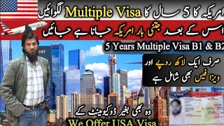 USA 5 Years Multiple Visa  USA Visa For Everyone  Travel and Visa Advisors [upl. by Ritch801]