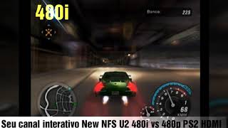 NFS U2 480i vs 480p PS2 HDMI progressive scan GSM OPL [upl. by Stafford574]