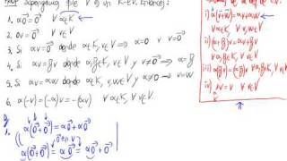 Propiedad de espacios vectoriales 1 [upl. by Ynnel]