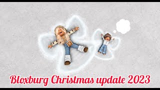 THE CHRISTMAS BLOXBURG UPDATE IS OUT HONEST REVIEW WITH ELENA [upl. by Ax]