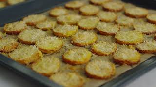 crispy parmesancrusted potato and rocket salad  donna hay [upl. by Nnylkoorb]