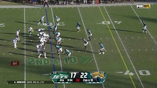 71yard TD Adams second score gives Jets late lead in Jacksonville [upl. by Brigida81]