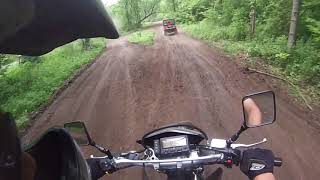 2017 drz400sm Off Roading [upl. by Demetre]